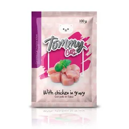 Puch Tommy For Cats Gatito Pollo En Salsa X100 Gr