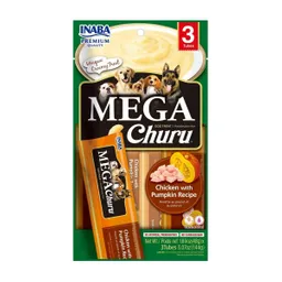 Inaba Dog Snack Mega Churu Pollo Y Calabaza