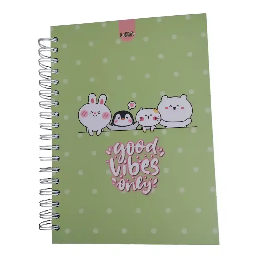 Cuaderno 7 Materias Pequeño Lukis Arg Muñecos Cuadriculado