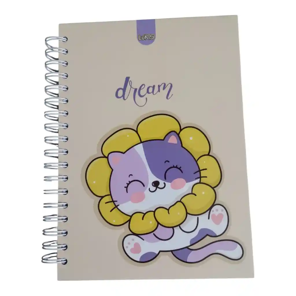 Cuaderno 7 Materias Pequeño Lukis Arg Muñecos Cuadriculado