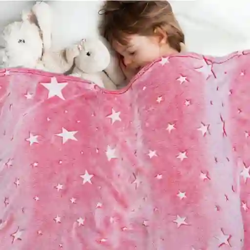 Cobija Shining Mágica – Niños 1.50mtx2.00mt Rosado