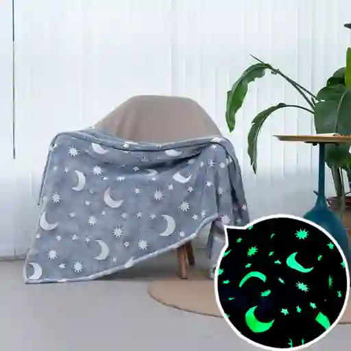 Cobija Shining Mágica – Niños 1.50mtx2.00mt Gris
