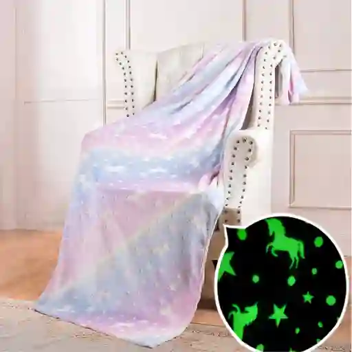 Cobija Shining Mágica – Niños 1.50mtx2.00mt Unicornio