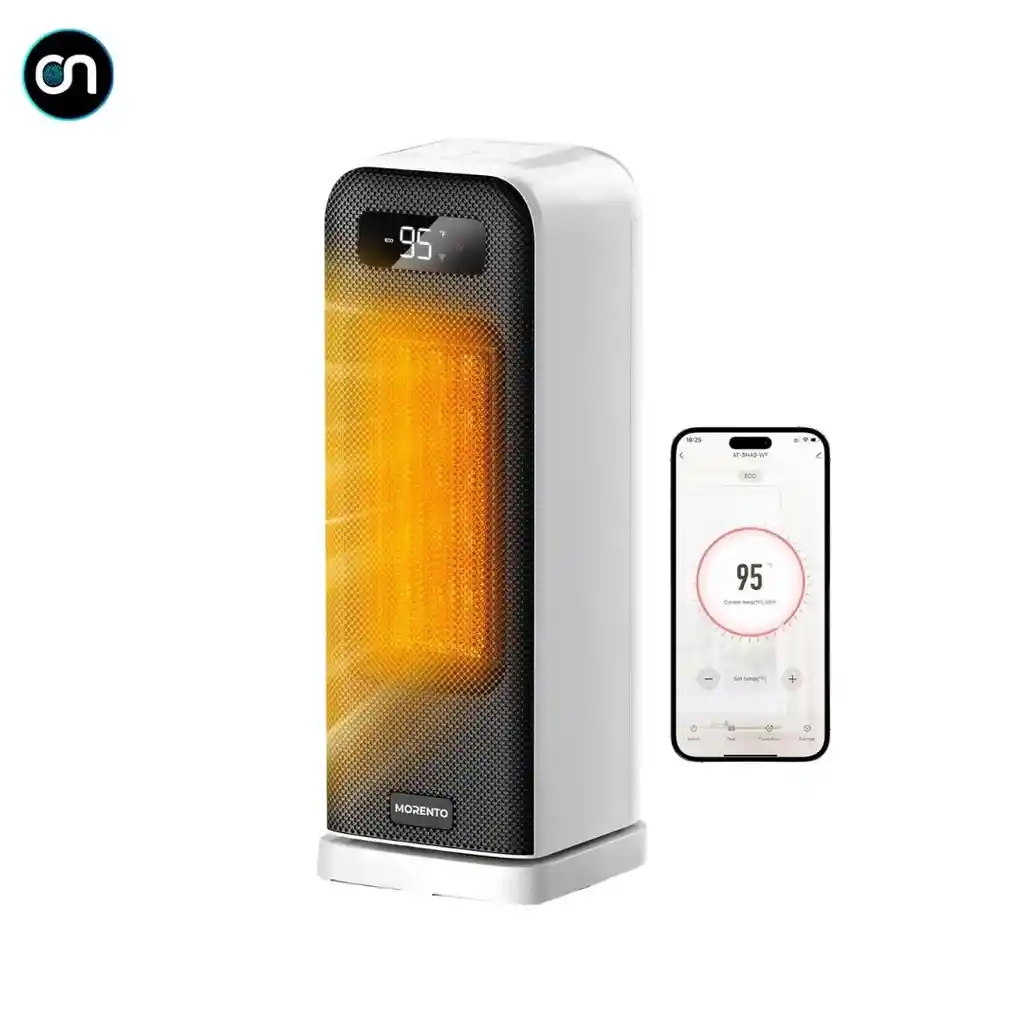Calentador Inteligente Morento Blanco Google Home, Alexa