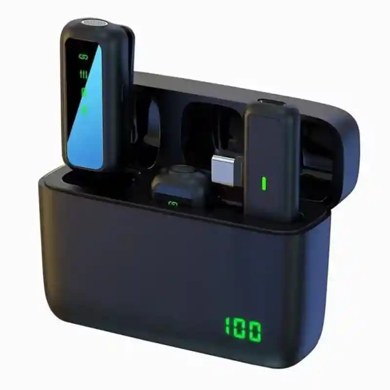 Micrófono Lavalier Solapa Inalámbrico Para Iphone Y Android Tipo C