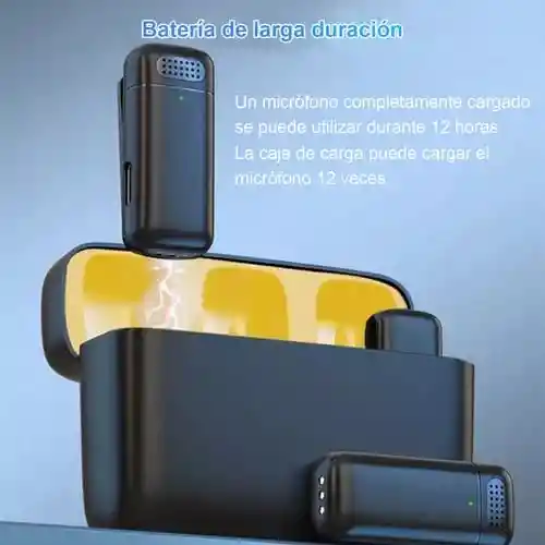 Micrófono Lavalier Solapa Inalámbrico Para Iphone Y Android Tipo C