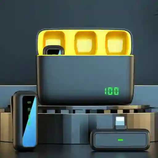 Micrófono Lavalier Solapa Inalámbrico Para Iphone Y Android Tipo C