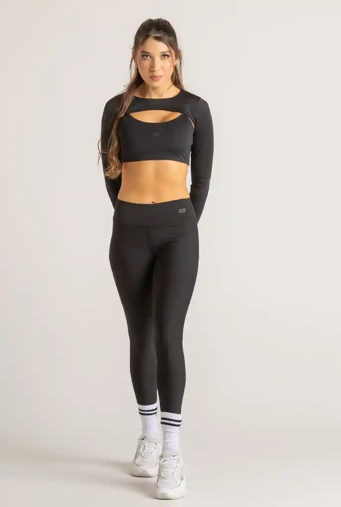 Leggings Negro Bolsillos S/m
