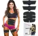 Electro Estimulador Muscular Abdomen, Brazos Y Piernas Smart Fitness