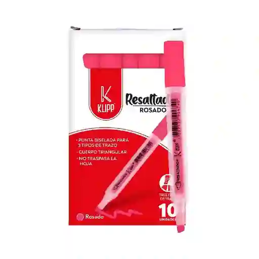 Resaltador 1 Und Rosado