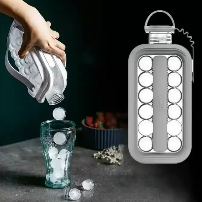 Botella Para Cubos De Hielo Hielera Portátil