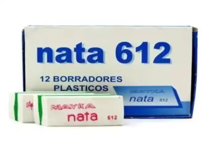 Borrador Nata Rectangular Mayca