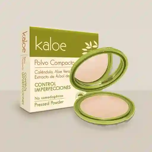 Polvo Compacto Kaloe Control Imperfecciones Tono Beige