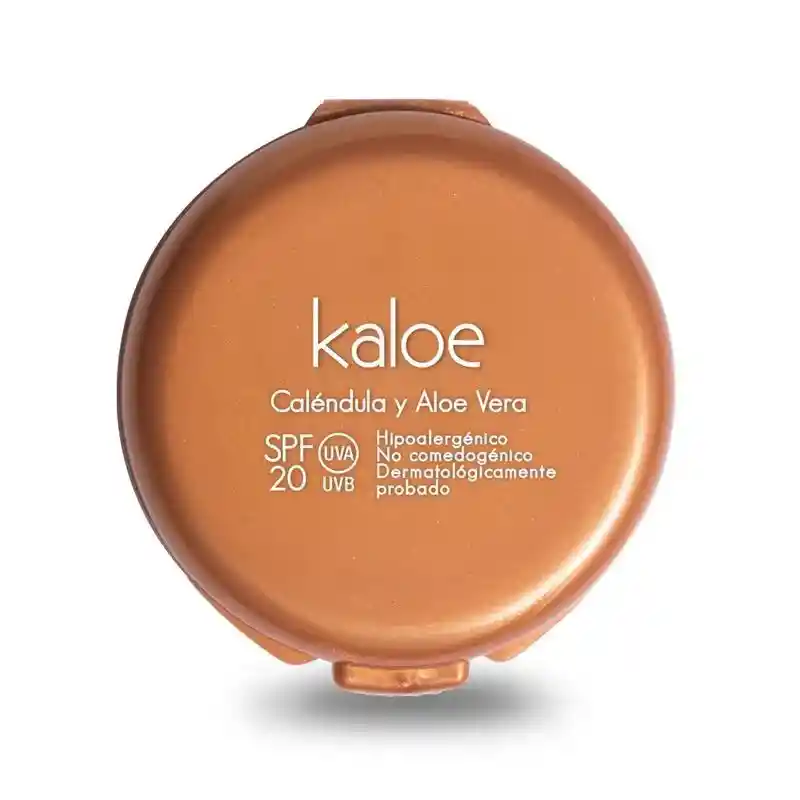 Polvo Compacto Kaloe Con Filtro Solar Tono Almendra