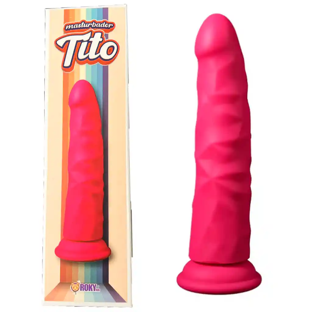 Dildo Pink Anal Vaginal Unisex Consolador Con Chupa Ventosa