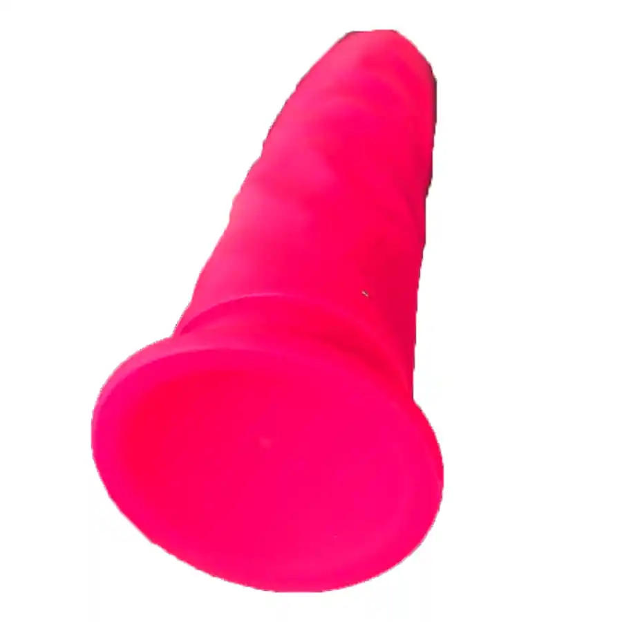 Dildo Pink Anal Vaginal Unisex Consolador Con Chupa Ventosa