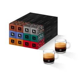 Obsequio 2 Tazas Espresso + Pack X 120 Cápsula Original Nespresso