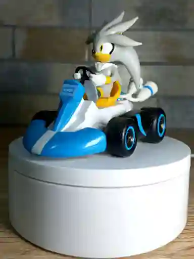 Carro Silver The Hedgehog De Colección Sonic