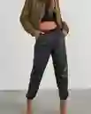 Jogger Cuerina Cintura Elastica