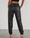 Jogger Cuerina Cintura Elastica