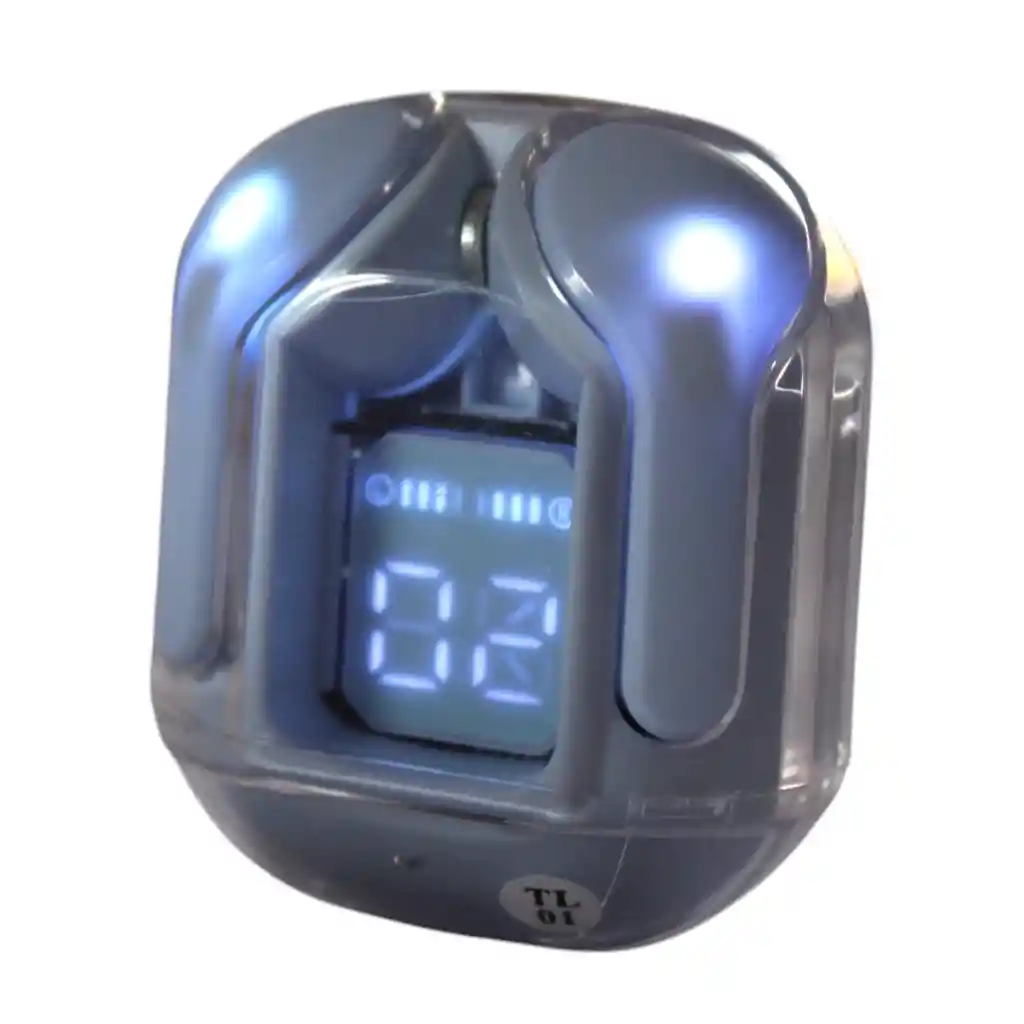 Audífonos Inalambricos Bluetooth Con Caja De Carga Y Pantalla Led
