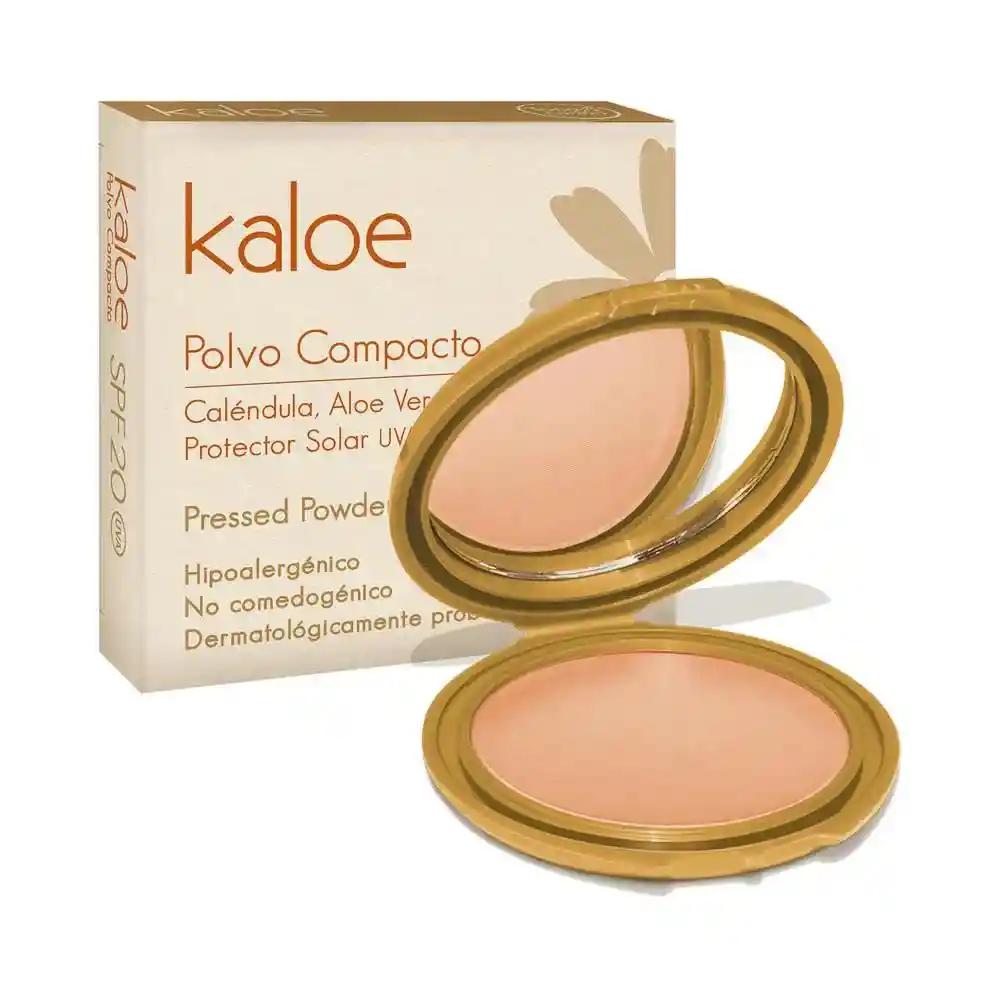 Polvo Compacto Kaloe Protección Solar Tono Bronce