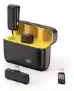 Micrófono Lavalier Solapa Inalámbrico Para Iphone Y Android Tipo C