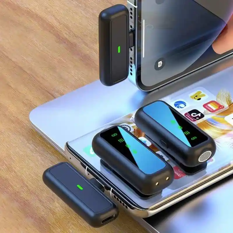 Micrófono Lavalier Solapa Inalámbrico Para Iphone Y Android Tipo C