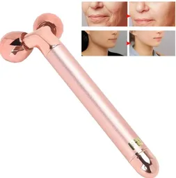 Masajeador Facial 3d 24k Vibrador T Rose