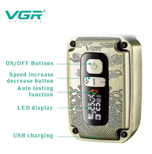Afeitadora Eléctrica Trimmer Vgr V-337