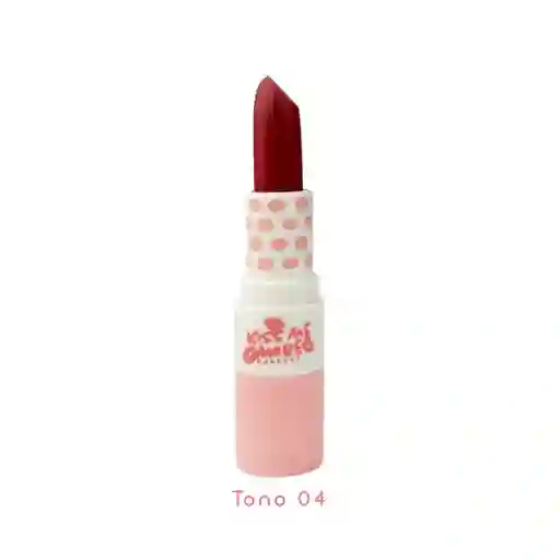 Labial Matte Kiss Me More Purpure Tono 4