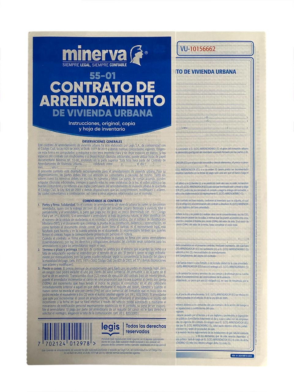 Monerv Contrato De Arrendamiento De Vivienda Urbana Minerva - Rappi
