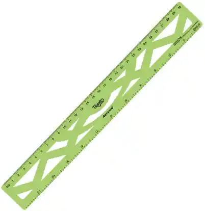 Regla 30 Cm Flexible Artesco