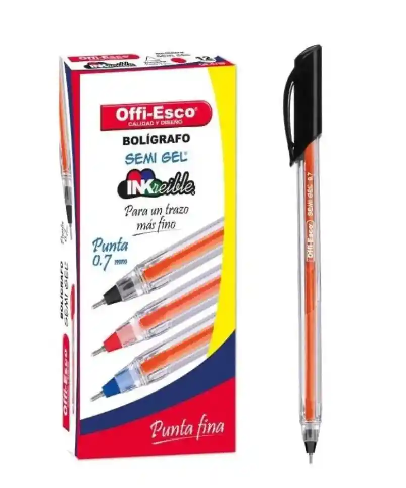 Esfero Negro Punta Fina