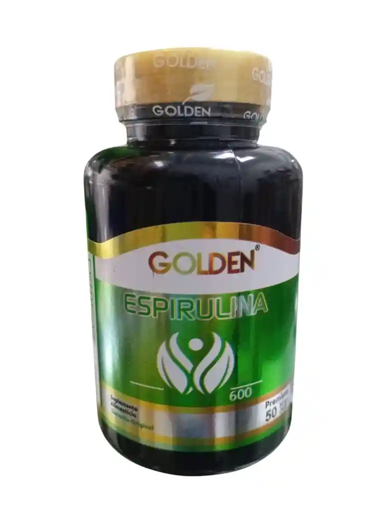 Espirulina 600 Mg X 50 Softgels Golden