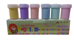 Payasito Tempera Color Pastel X6unidades