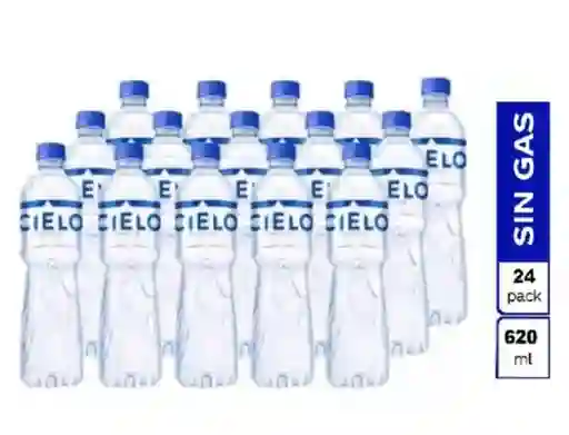 Agua Cielo Sin Gas 620ml X 24 Unidades