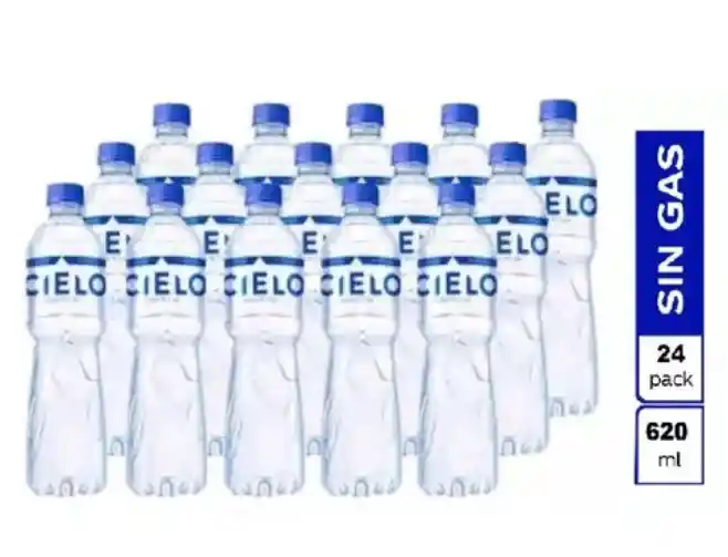 Agua Cielo Sin Gas 620ml X 24 Unidades