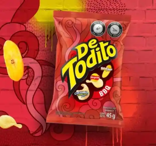 Detodito Bbq 45gr C/u X 6 Unidades