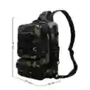 Morral Táctico Militar 2 En 1 Bolso Cruzado Pesca Manos Libres Mrr21