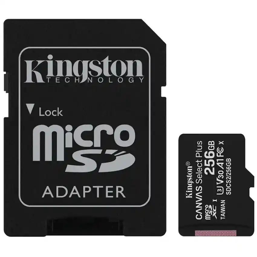 Memoria Micro Sd Con Adaptador 256gb Clase 10 Kingston