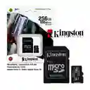 Memoria Micro Sd Con Adaptador 256gb Clase 10 Kingston