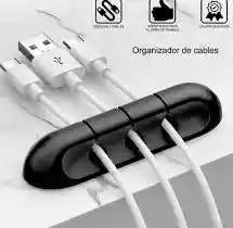 Organizador De Cables Para Escritorio Profesional De 3 Puestos X2 Unidades