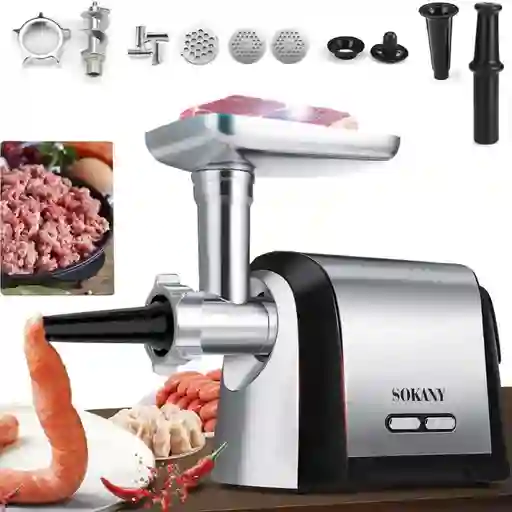 Molino De Carne Electrico Sokany 3200w