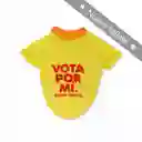 Camiseta L Amarillo Vota Por Mí