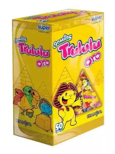 Gomas Trululu Piramidal 50 Unidades