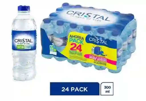 Agua Cristal 300 Ml X 24 Unidades