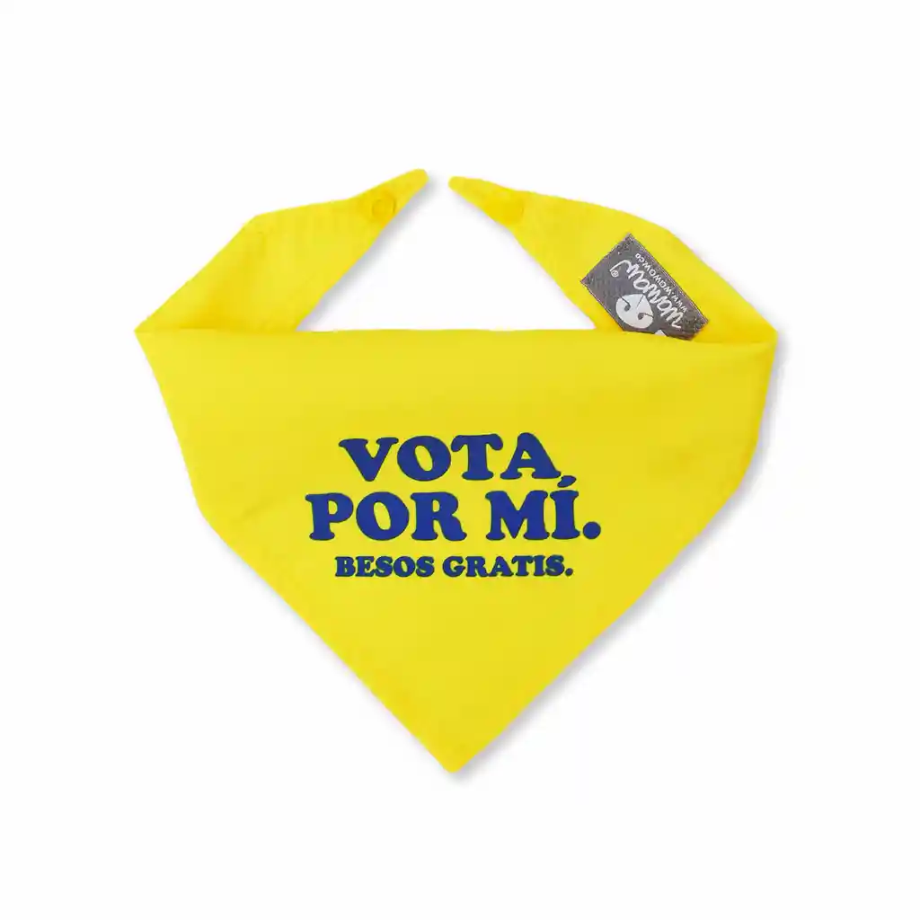 Pañoleta Xl Amarillo Vota Por Mí