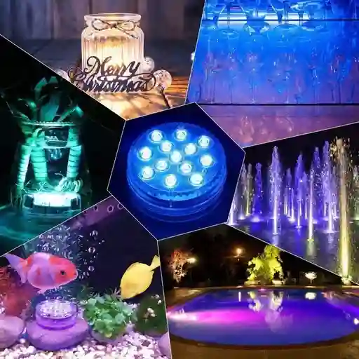 Luz Led Sumergible Resistente Al Agua