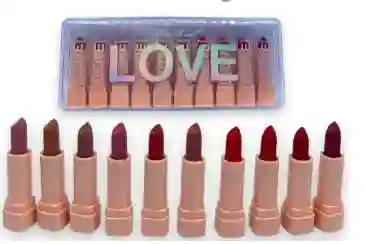 Labial En Barra Love Tonos Surtidos Dragon Ranee Ref 1497
